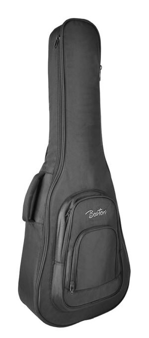 deluxe gigbag for acoustic guitar, 25mm padding, 1680D material, with two backstraps
