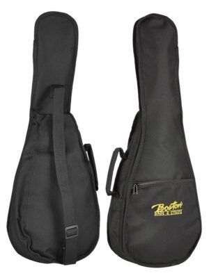 gig bag for tenor ukulele, 6mm padding, nylon, 1 strap, accessory pocket