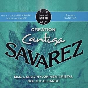 string set classic, New Cristal trebles, G-3 Alliance, Cantiga basses, high tension