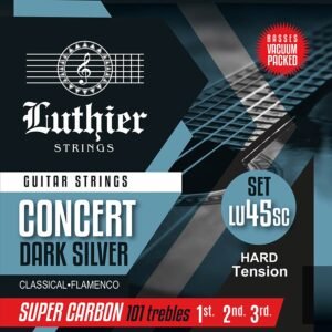 string set classic, Concert Dark Silver, hard tension, with carbon trebles