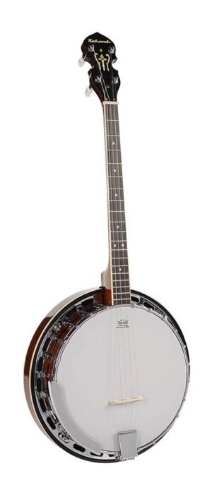 tenor banjo 4-string, mahogany rim, 24 brackets