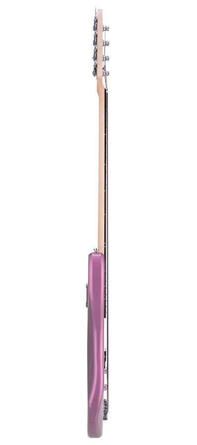P-style electric bass guitar, midnight purple, with gig bag - Afbeelding 5