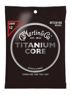 string set titanium core and nickel wrap, light, 012-016-026-034-044-055