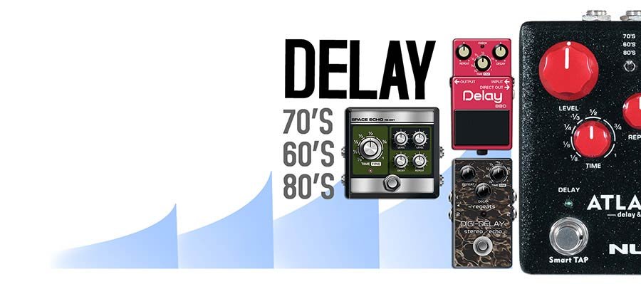 digital delay+reverb with effect loop ATLANTIC - Afbeelding 7