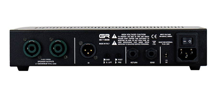 class D bass amplifier, 800w 2.35kg, black - Afbeelding 3