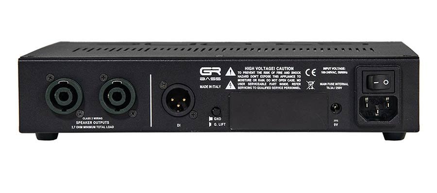 class D bass amplifier, 800w 2.25 kg, black - Afbeelding 3