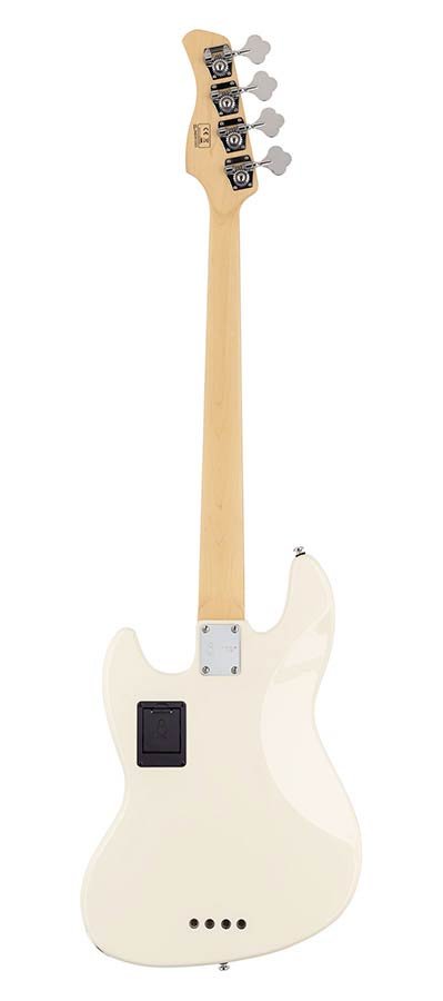 4-string active bass guitar antique white - Afbeelding 2