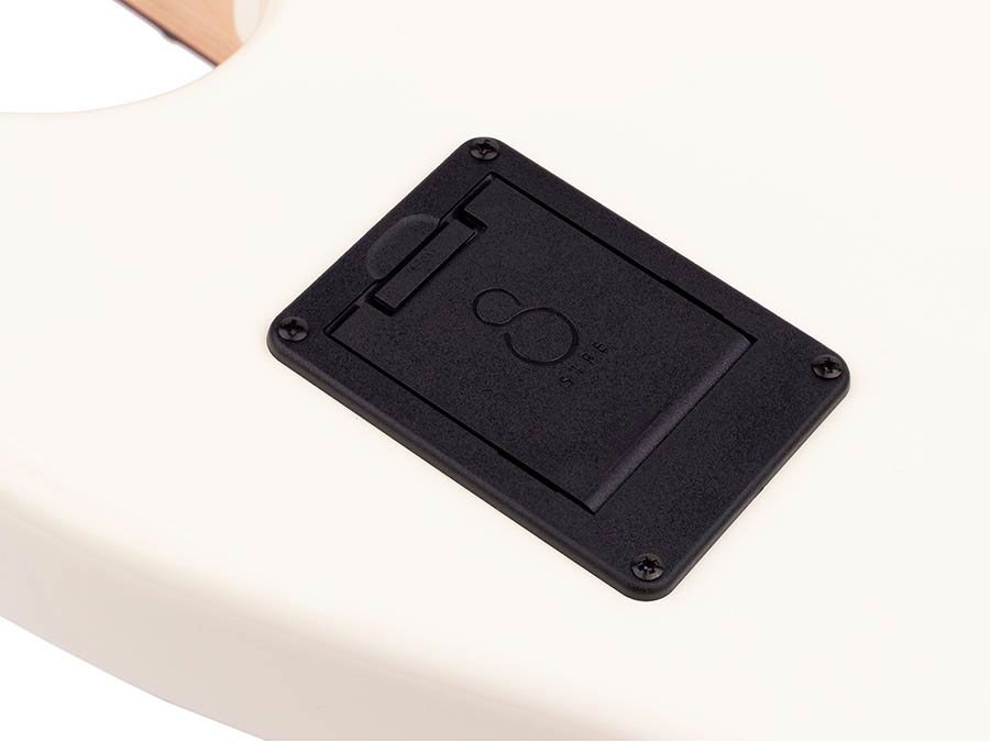 4-string active bass guitar antique white - Afbeelding 7