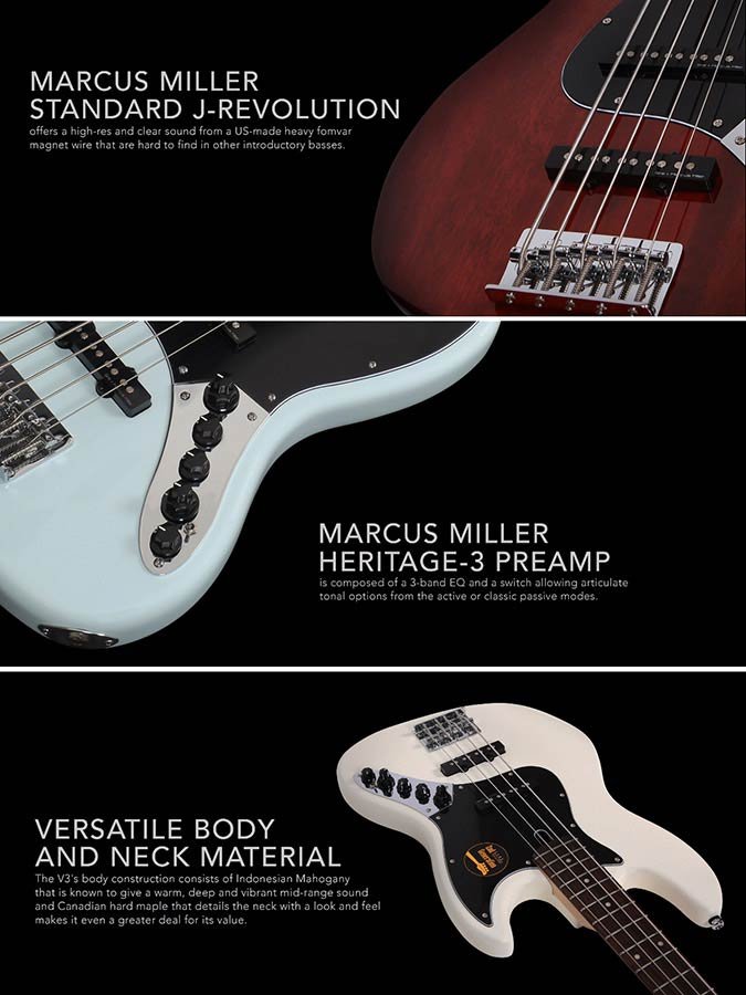 4-string active bass guitar natural mahogany - Afbeelding 7