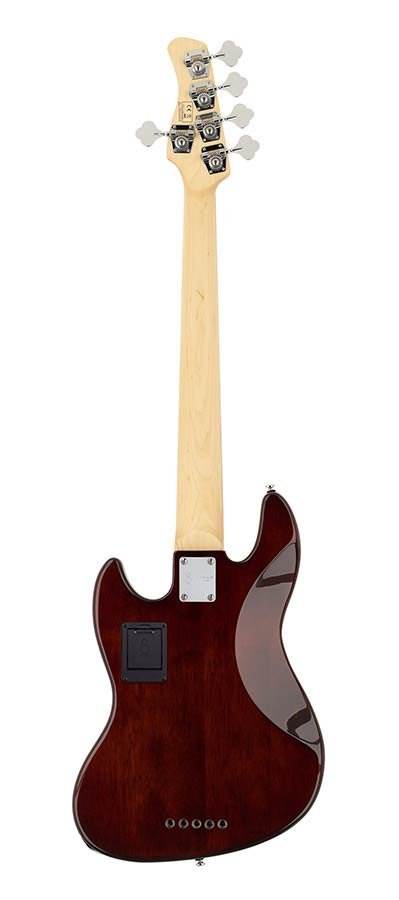 5-string active bass guitar tobacco sunburst - Afbeelding 2