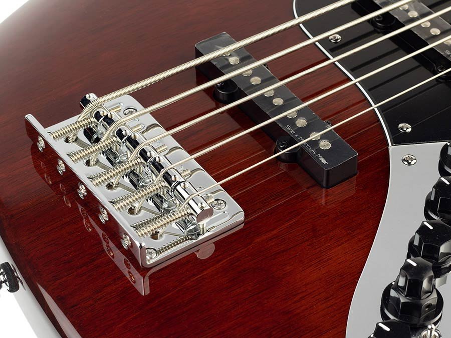 5-string active bass guitar natural mahogany - Afbeelding 6