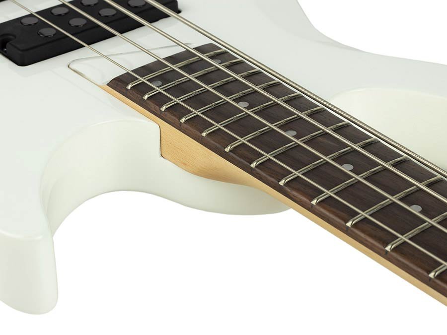 4-string active bass guitar white pearl - Afbeelding 3