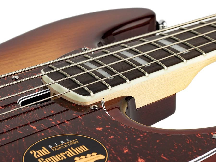 alder 4-string active bass guitar tobacco sunburst - Afbeelding 6