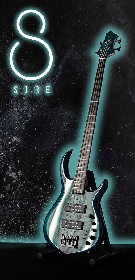 alder + solid maple 4-string bass guitar transparent blue - Afbeelding 20