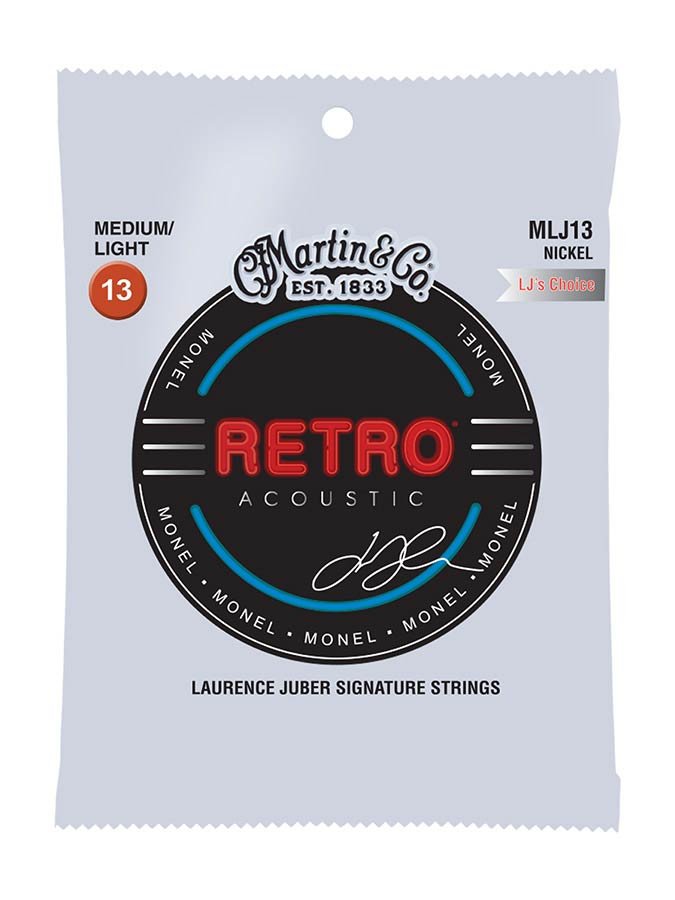 string set monel wound, medium Laurence Juber signature 013-017-024-032-042-056