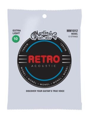 string set 12-string monel wound, extra light 010-010 013-013 023-010 029-012 038-018 047-027