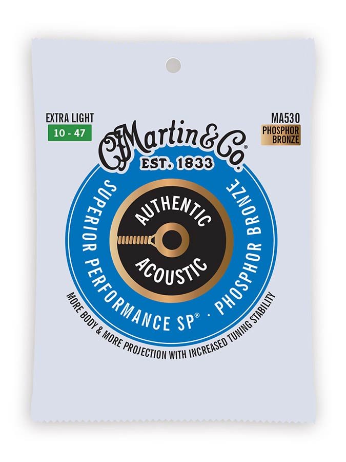 string set phosphor bronze, extra light 010-014-023-030-039-047