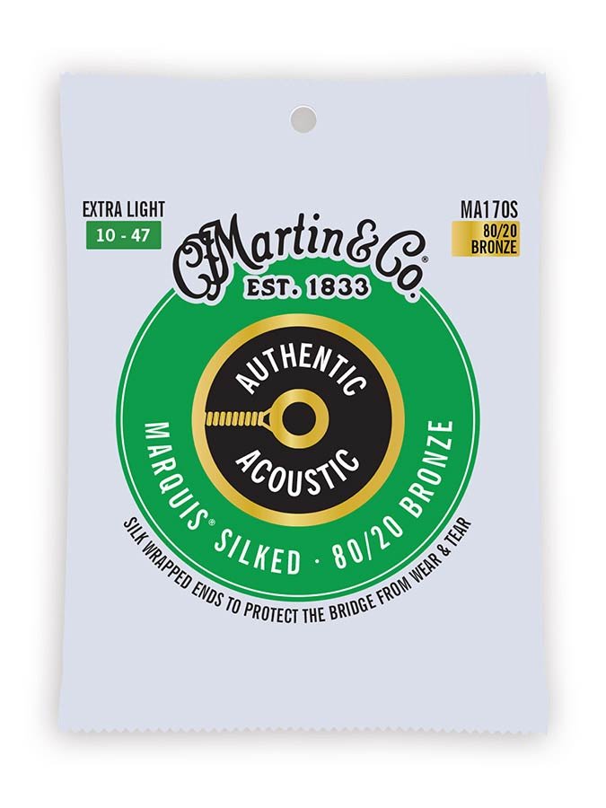 string set 80/20 bronze, extra light 010-014-023-030-039-047