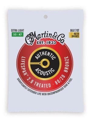 string set 80/20 bronze, extra light 010-014-023-030-039-047