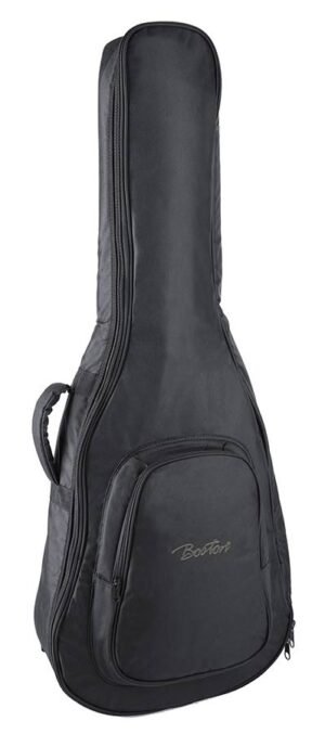 gig bag for classic guitar, 6 mm. padding, nylon, 2 straps, large pocket, black