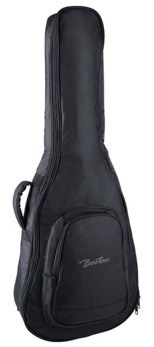 gig bag for classic guitar, 10 mm. padding, cordura, 2 straps, large pocket, black