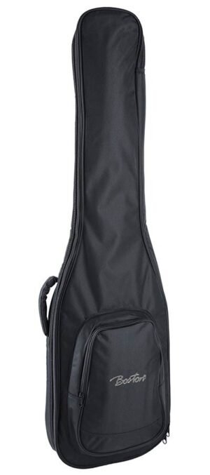 gig bag for bass guitar, 15 mm. padding, cordura, 2 straps, multiple pockets, black