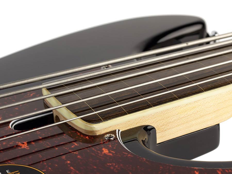 fretless alder 5-string active bass guitar black - Afbeelding 7
