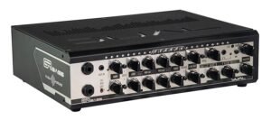 class D 2 channel bass amplifier, 1400w 3.55kg, black