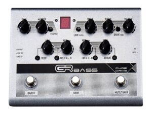 preamp pedal, with overdrive, 4 band EQ, tuner, DI, efx loop, line out