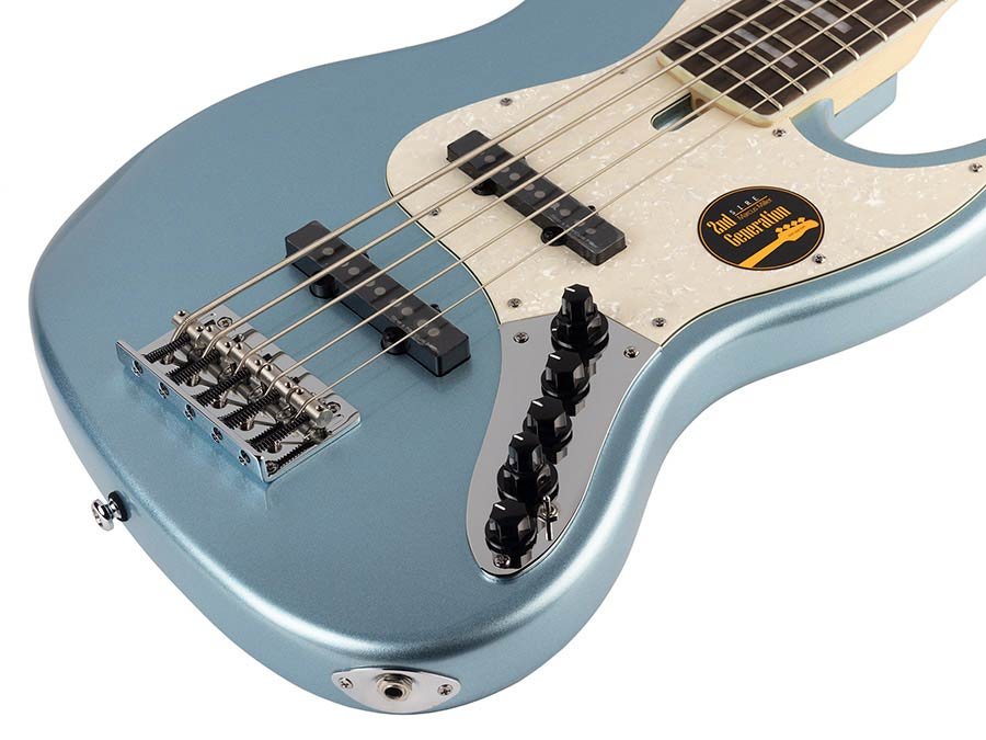 alder 5-string active bass guitar lake placid blue - Afbeelding 5