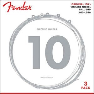string set electric, pure nickel, regular, 010-013-017-026-036-046, 3-pack