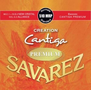 string set classic, New Cristal E1+B2, Alliance G3, Cantiga Premium basses, normal tension