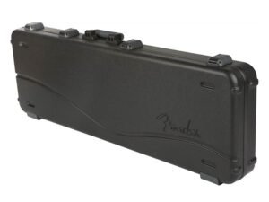 deluxe guitar case for bass, molded, black