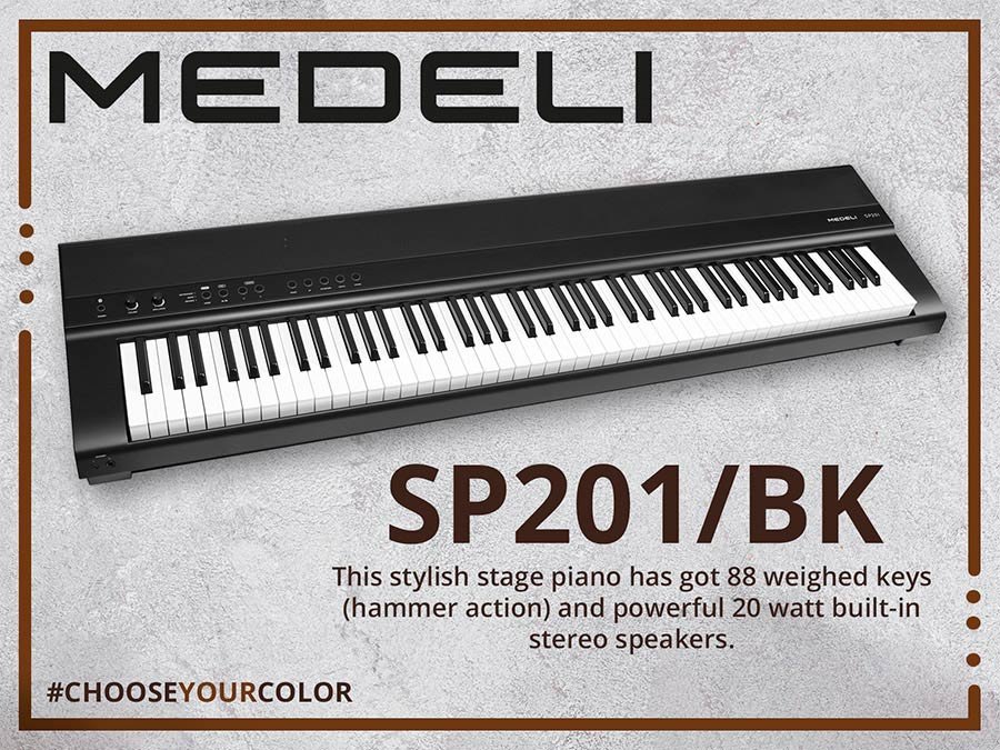 digital stage piano, 88 keys hammer action (GAS-II), 2 x 20 W - Afbeelding 11
