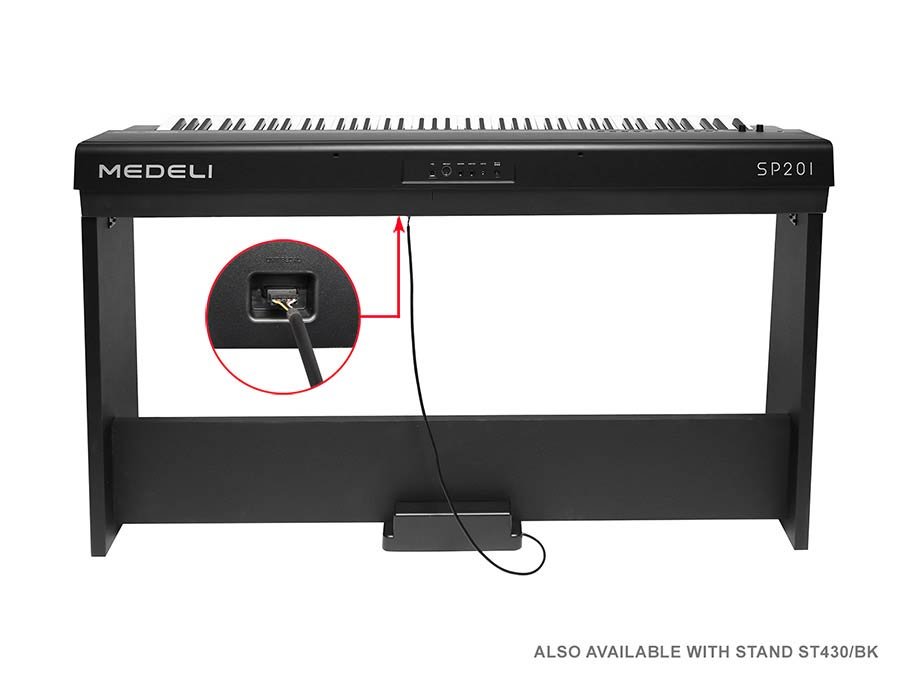 digital stage piano, 88 keys hammer action (GAS-II), 2 x 20 W - Afbeelding 10