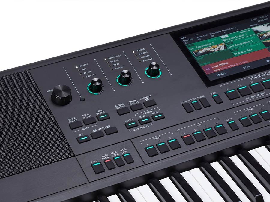 digital workstation, 61 touch sensitive keys, 7" touch screen, 2 x 25 W + 2 x 15 W - Afbeelding 4