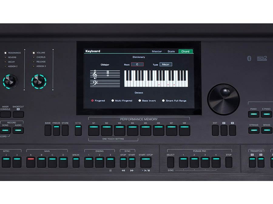 digital workstation, 61 touch sensitive keys, 7" touch screen, 2 x 25 W + 2 x 15 W - Afbeelding 5