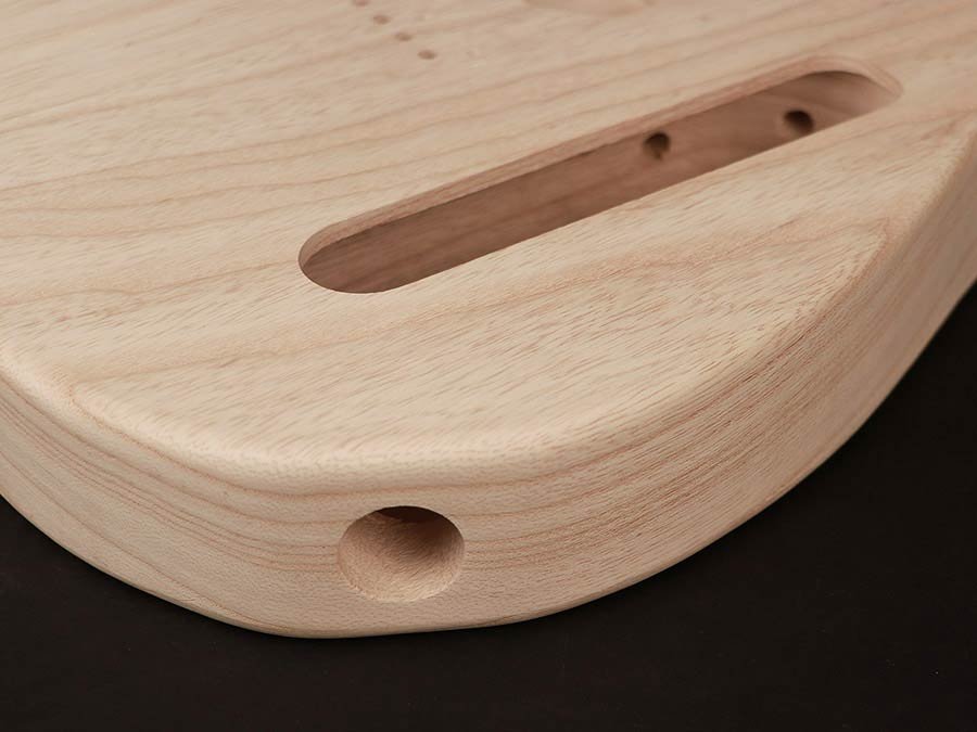 vintage body, Teaser (made in Japan), 2 piece ash, chambered/hollow with no f-hole - Afbeelding 4