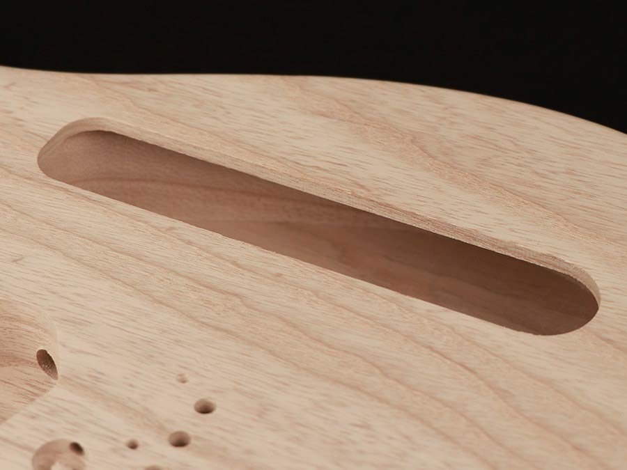 vintage body, Teaser (made in Japan), 2 piece ash, chambered/hollow with no f-hole - Afbeelding 5
