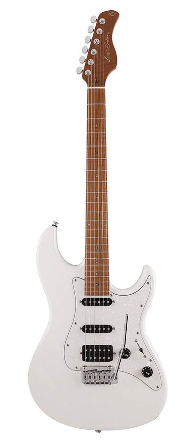 electric guitar S-style antique white
