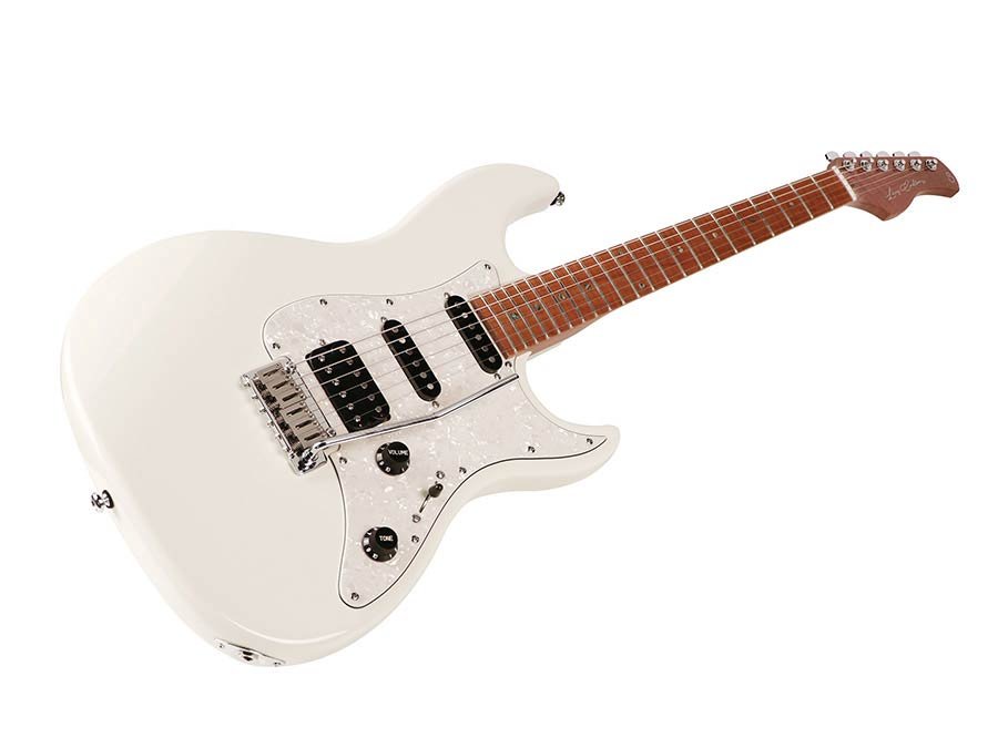 electric guitar S-style antique white - Afbeelding 3
