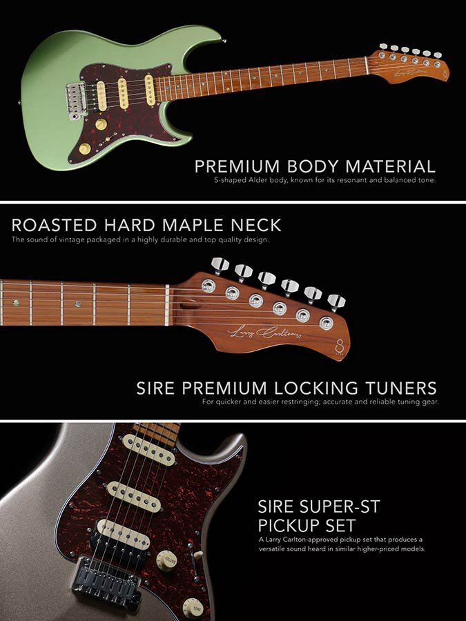electric guitar S-style antique white - Afbeelding 9