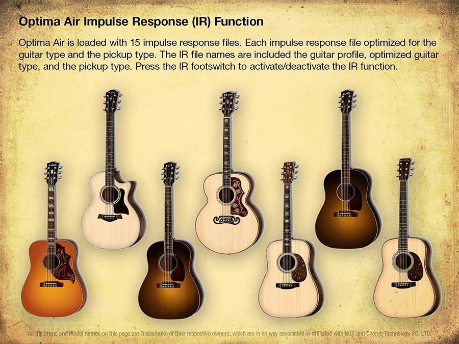 effects pedal dual acoustic guitar simulator OPTIMA AIR - Afbeelding 8