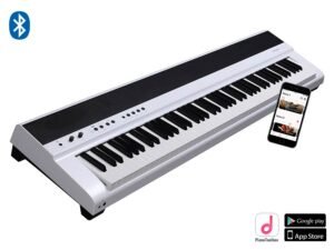 digital stage piano, 88 keys hammer action (GAS-II), 2 x 20 W, with Bluetooth, white