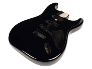 vintage body Stallion model (made in Japan), 3 piece alder, black PU