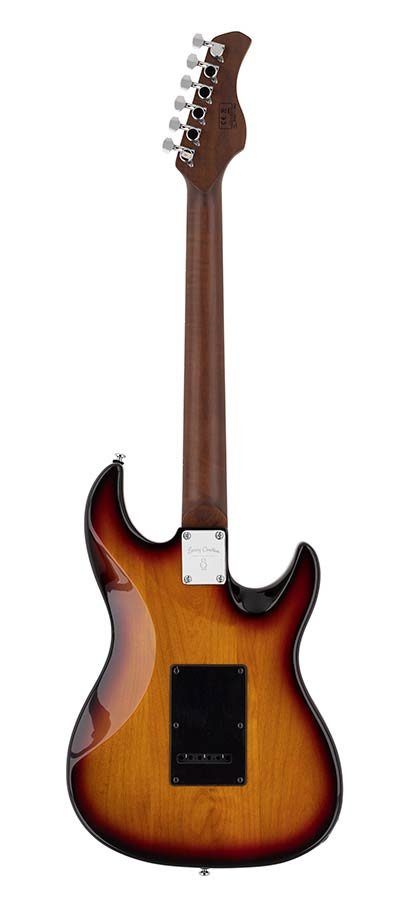 lefty electric guitar S-style 3-tone sunburst - Afbeelding 2