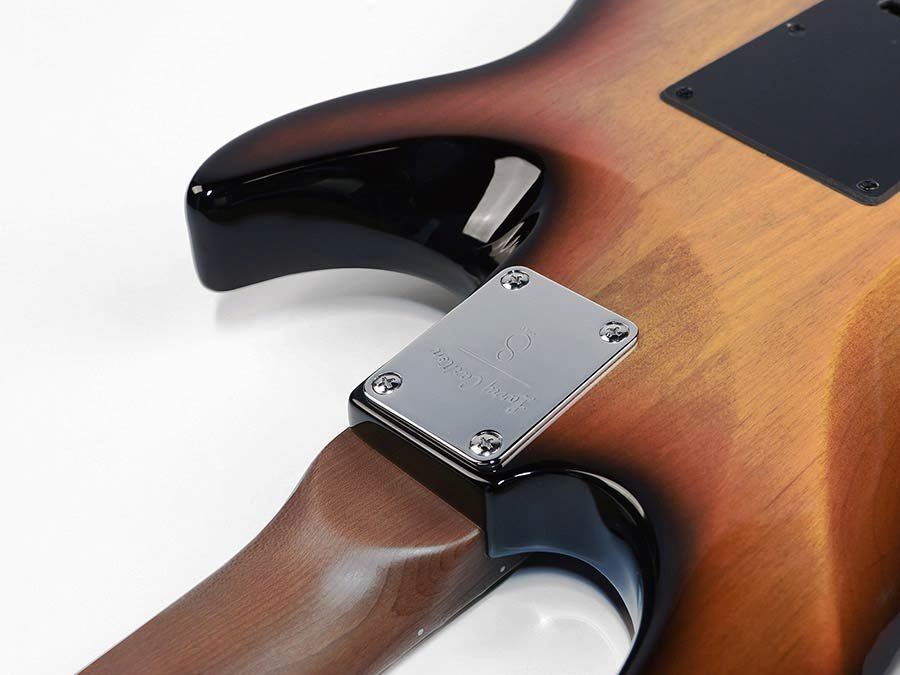 lefty electric guitar S-style 3-tone sunburst - Afbeelding 6