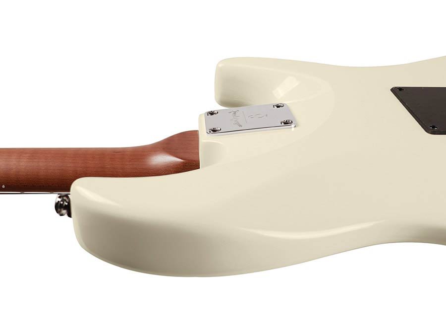 lefty electric guitar S-style antique white - Afbeelding 7