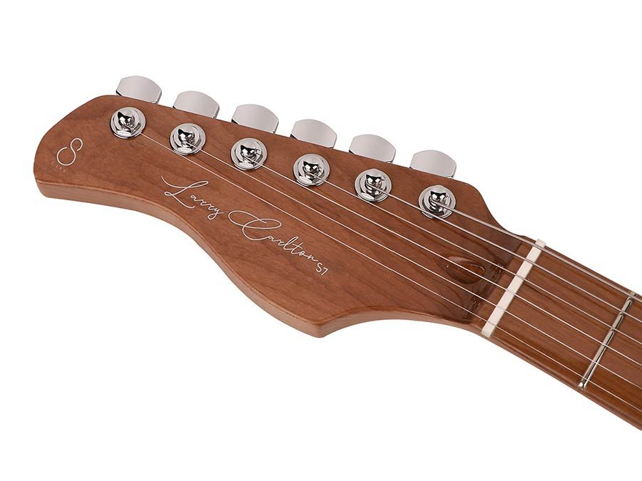 lefty electric guitar S-style antique white - Afbeelding 8