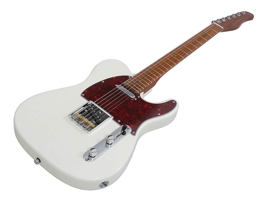electric guitar T-style antique white - Afbeelding 5